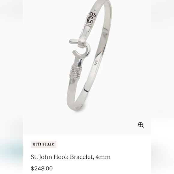 A Vibe signature, the St. John Hook Bracelet, sterling silver - Picture 5 of 6
